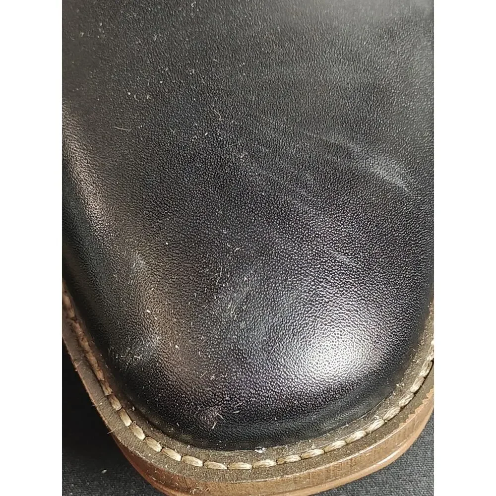 FRANCO FORTINI Men's 9 Bradley Black Leather Oxford Dress Shoes NWOB